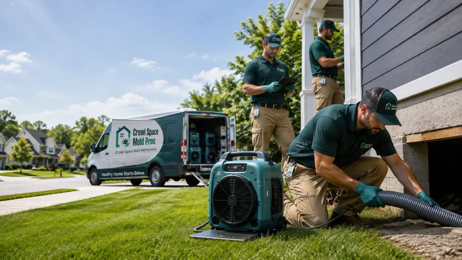 Crawl Space Mold Removal in Port Washington, OH